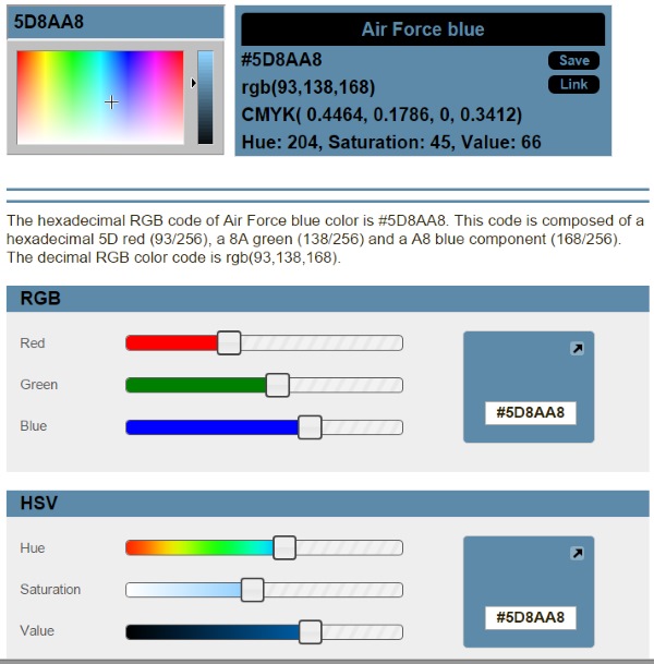 Rgb Color Pickers And Generators Free Online Tool
