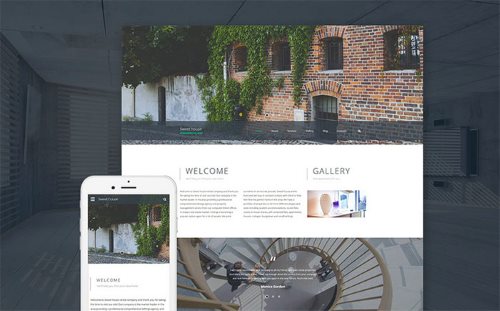 Sweet House Website Template 