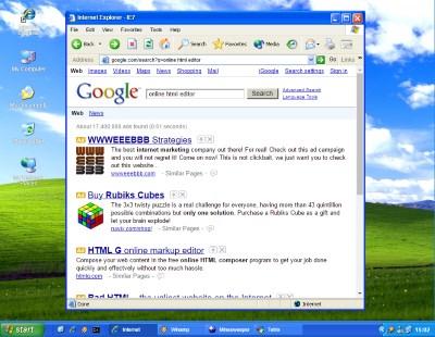 old windows xp internet explorer