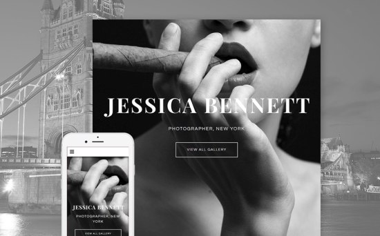 Photographer Site Template    