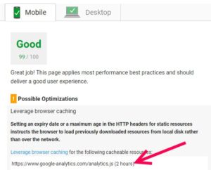 Leverage Browser Caching For Cacheable Resources