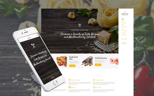 Cooker Website Template 