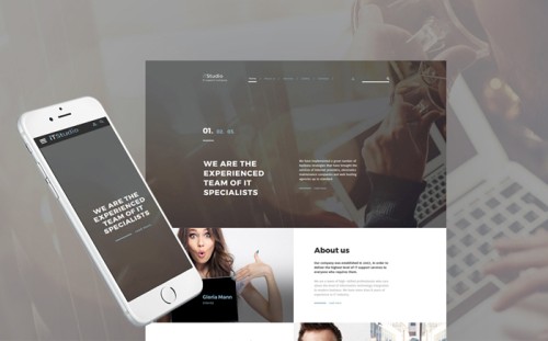 iTStudio - IT Support Company Responsive Website Template
