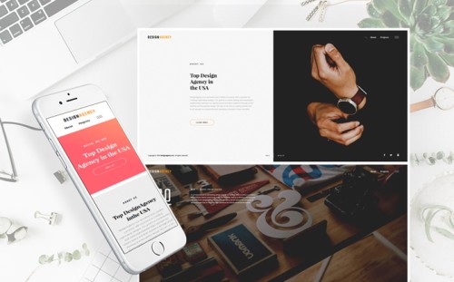 Design Agency Responsive Multipage Website Template
