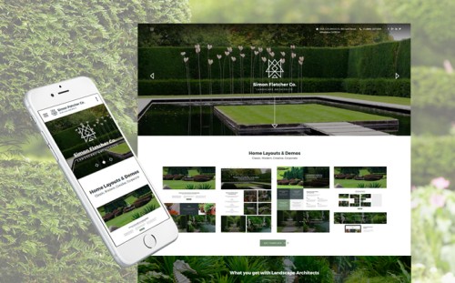 Landscape Architects Website Template
