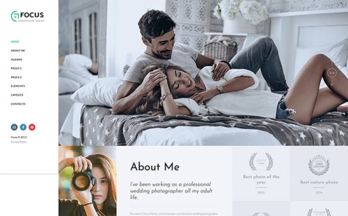 Photographer Portfolio HTML Template    