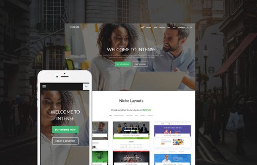 Intense - Multipurpose Website Template    