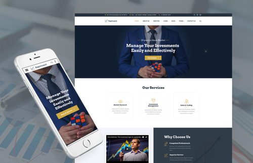 Holding Company Website Template    