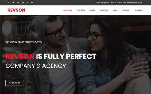 Revson - Multipurpose HTML5 Website Template