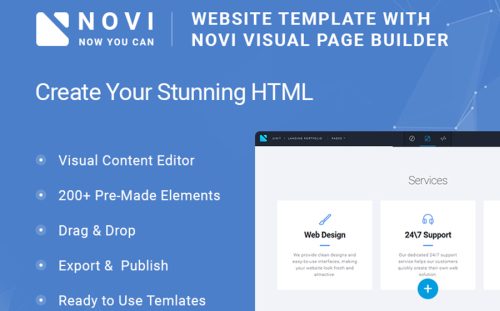 Novi -  Corporate & Business Multipurpose with HTML Builder Website Template