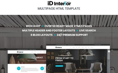 Interior Design HTML5 Template    