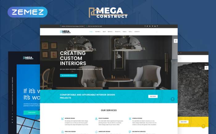 Construction Company Multipage Template    