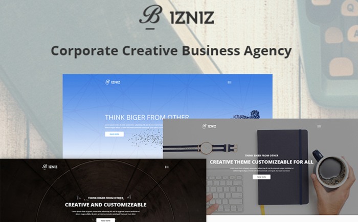 Bizniz - Creative Agency Website Template