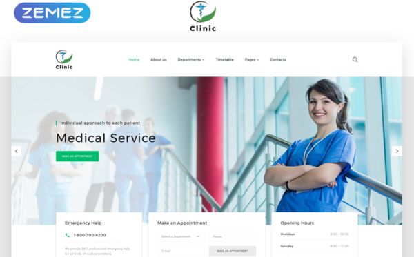 Medical Service Multipage HTML5 Template