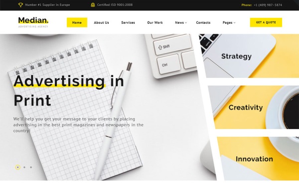 Advertising Agency HTML5 Template 