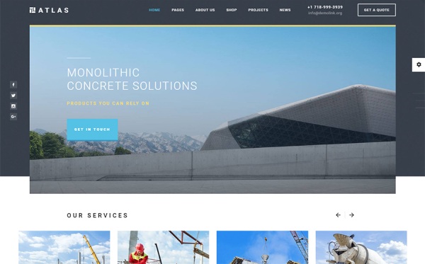 Industrial Multipage HTML5 Template