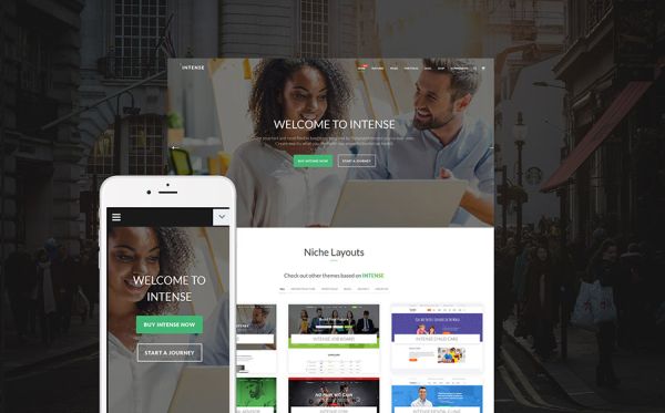 Intense - Multipurpose Website Template