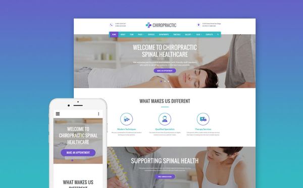 Chiropractic Website Template