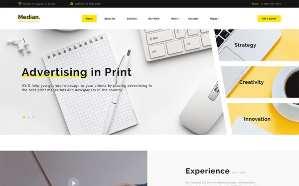 Advertising Agency HTML5 Template