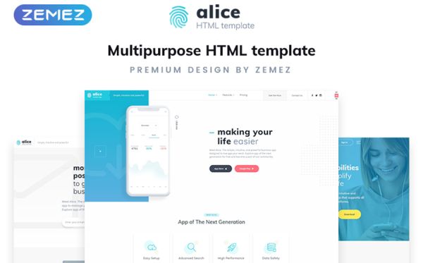 Application Multipurpose HTML5 Template