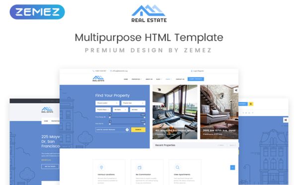 Real Estate Multipurpose HTML Template