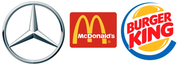 mercedes mcdonalds burgerking