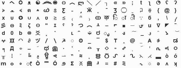 fancy unicode keyboard