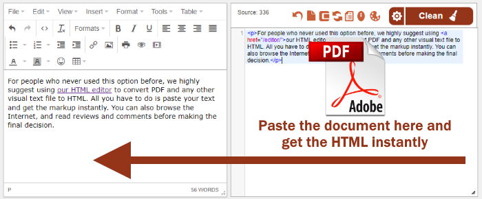online pdf to html converter