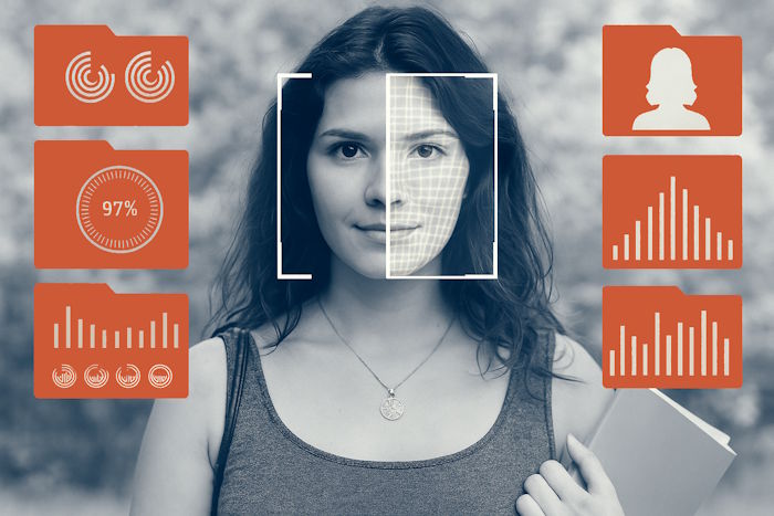 artificial intelligence identifying face