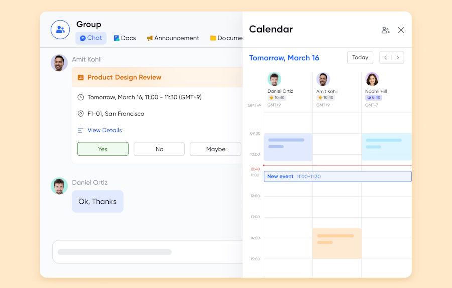 group calendar
