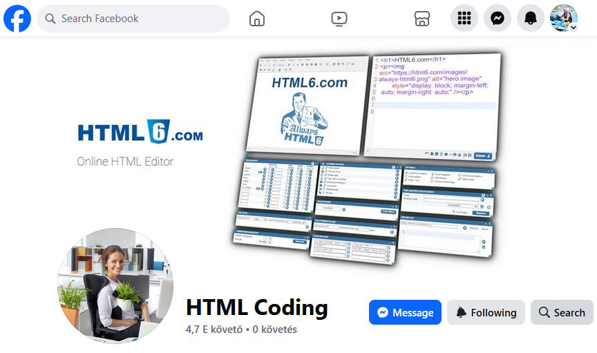 social media profile