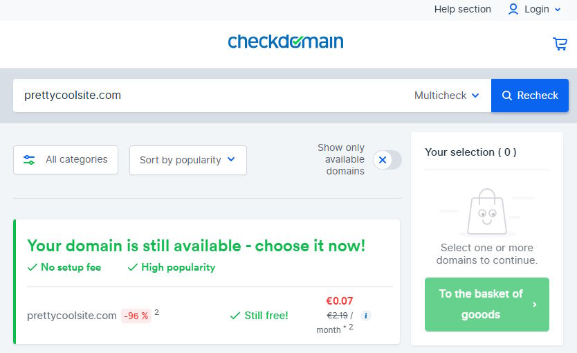 register available domain